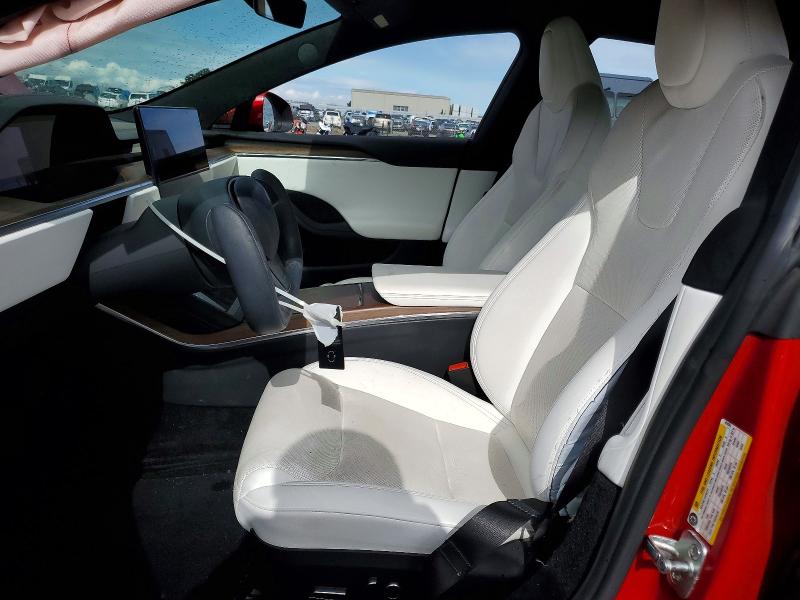 55098376 :رقم المزاد ، 5YJSA1E50MF454384 vin ، 2021 Tesla Model S مزاد بيع