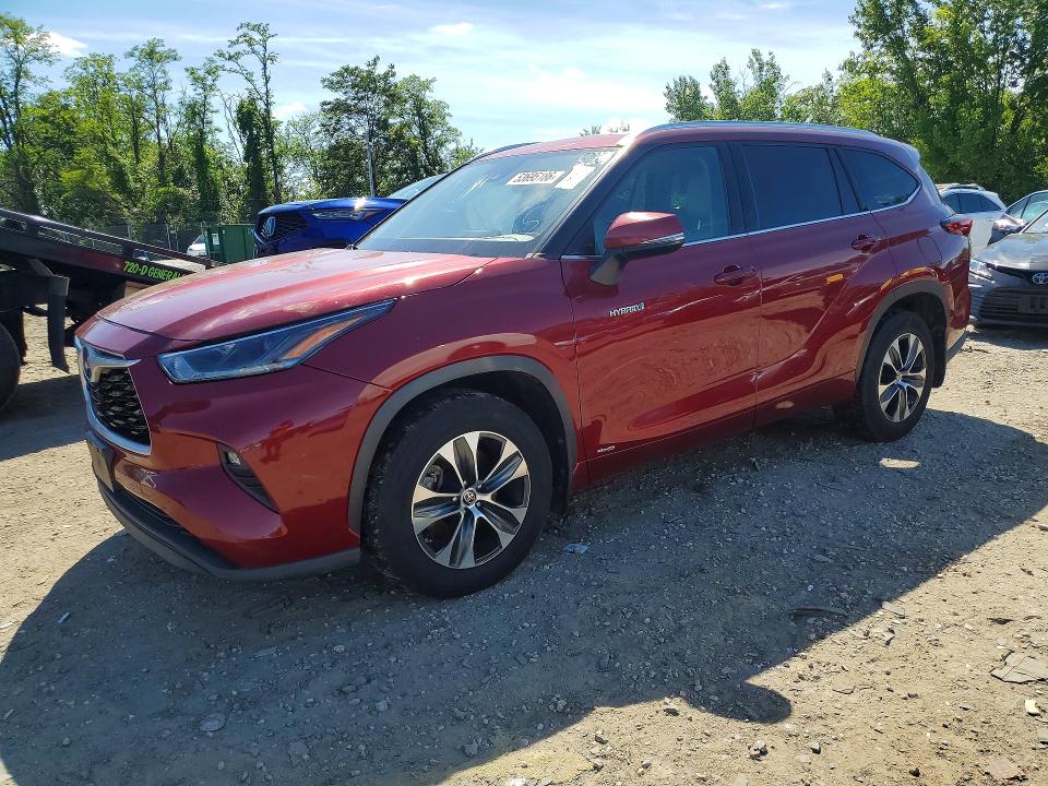 Продажа на аукционе авто 2021 Toyota Highlander, vin: 5TDGBRCH3MS514474, номер лота: 53695186