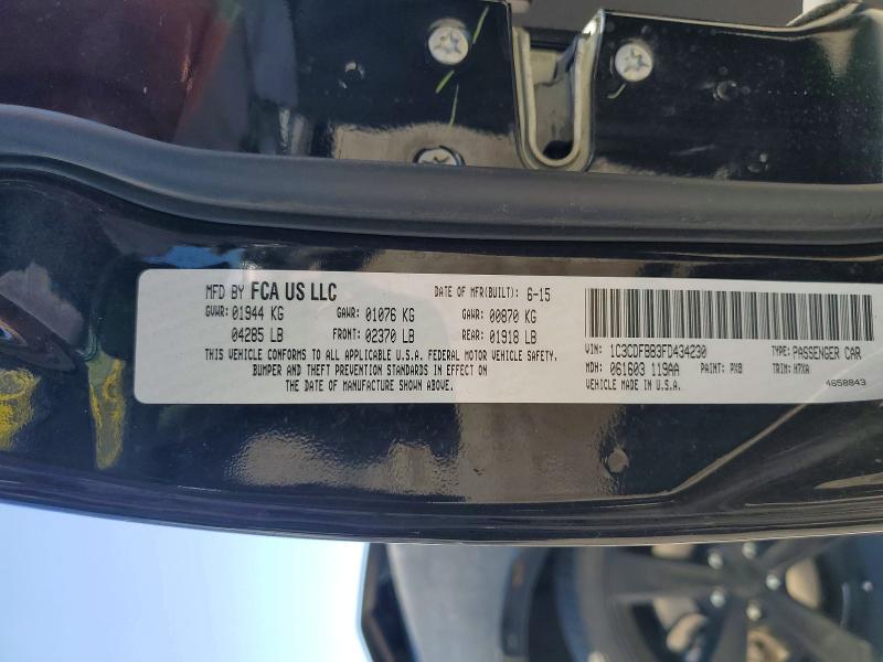 Продажа на аукционе авто 2015 Dodge Dart, vin: 1C3CDFBB3FD434230, номер лота: 55206786