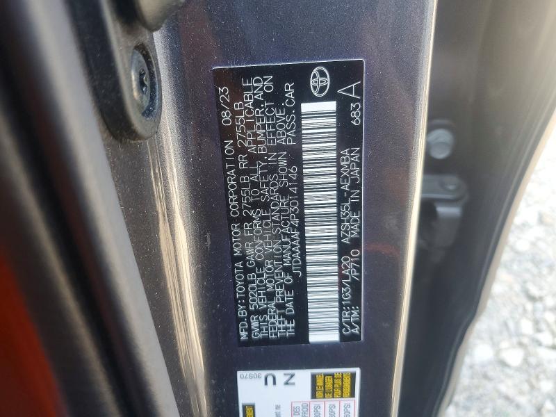 Aukcja sprzedaży 2023 Toyota Crown, vin: JTDAAAAF4P3014146, numer aukcji: 53761906