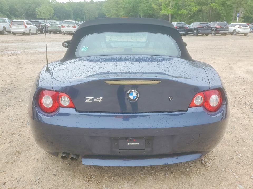 2005 Bmw Z4 მანქანა იყიდება აუქციონზე, vin: 4USBT33565LS56779, აუქციონის ნომერი: 54537616