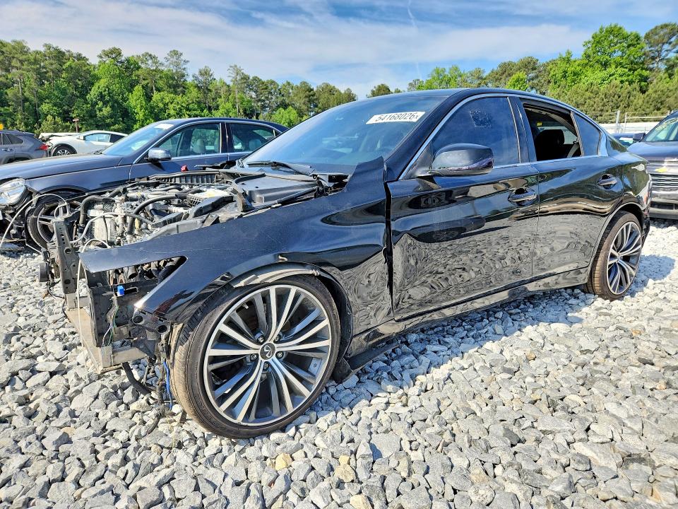 54168026 :رقم المزاد ، JN1EV7AR7KM553384 vin ، 2019 Infiniti Q50 مزاد بيع