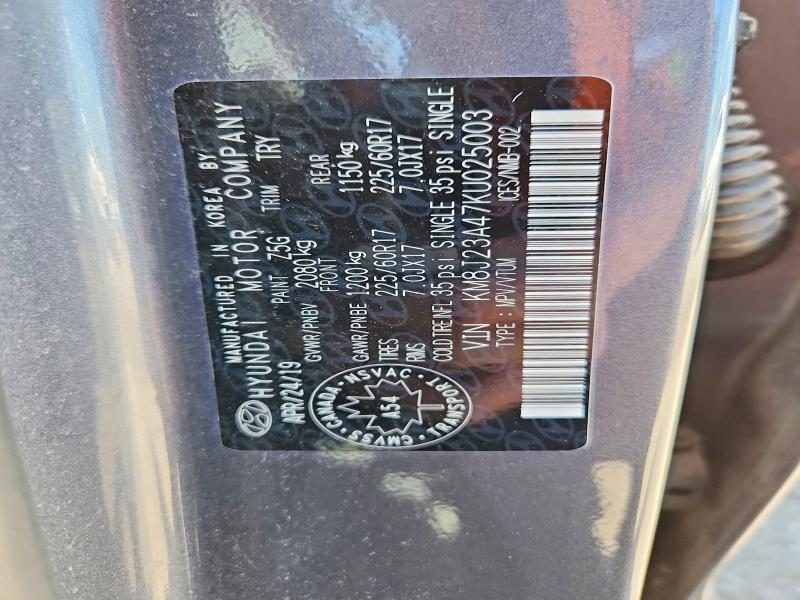 Aukcja sprzedaży 2019 Hyundai Tucson, vin: KM8J23A47KU025003, numer aukcji: 54788666