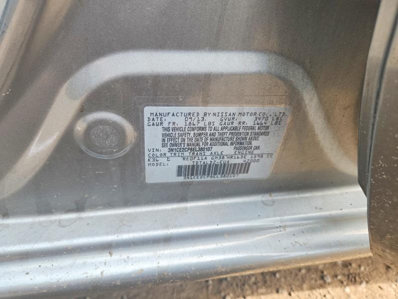 53843846 :رقم المزاد ، 3N1CE2CP8EL380107 vin ، 2014 Nissan Versa Note مزاد بيع