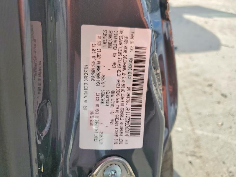 Aukcja sprzedaży 2016 Mazda Mx-5 Miata, vin: JM1NDAD74G0111751, numer aukcji: 54369516