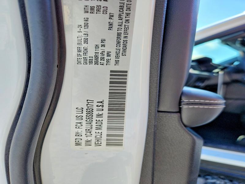 Auction sale of the 2025 Jeep Grand Cherokee, vin: 1C4RJJAG6S8631717, lot number: 54332726