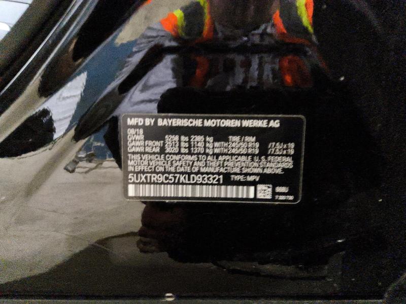 Aukcja sprzedaży 2019 Bmw X3, vin: 5UXTR9C57KLD93321, numer aukcji: 48715856