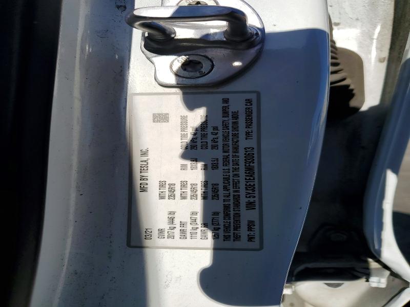 Продаж на аукціоні авто 2021 Tesla Model 3, vin: 5YJ3E1EA6MF930613, номер лоту: 54281356