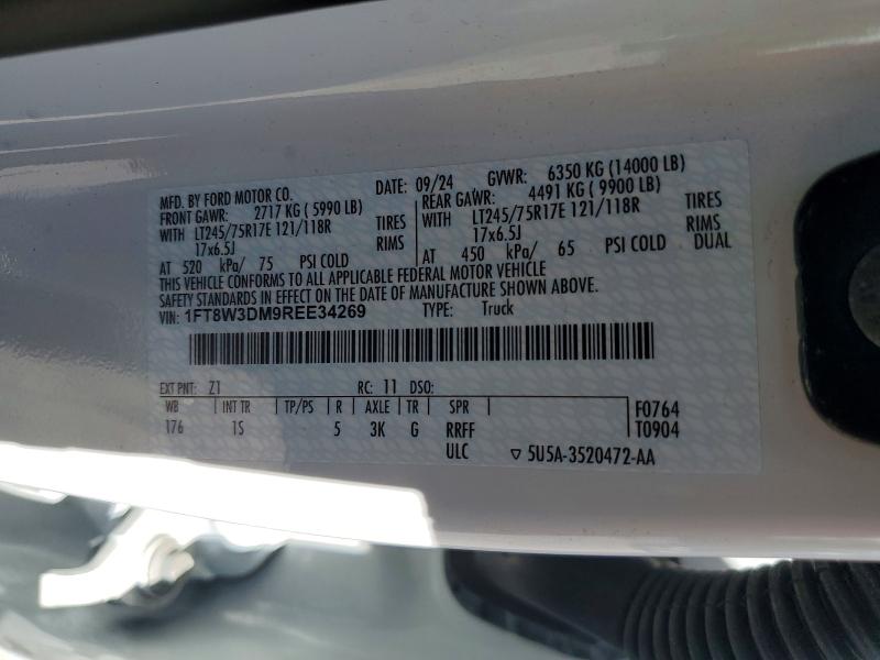 Продаж на аукціоні авто 2024 Ford F350, vin: 1FT8W3DM9REE34269, номер лоту: 51909136