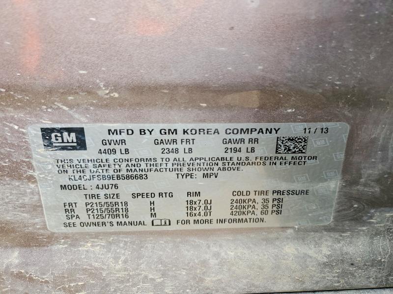 Продаж на аукціоні авто 2014 Buick Encore, vin: KL4CJFSB9EB586683, номер лоту: 54474346