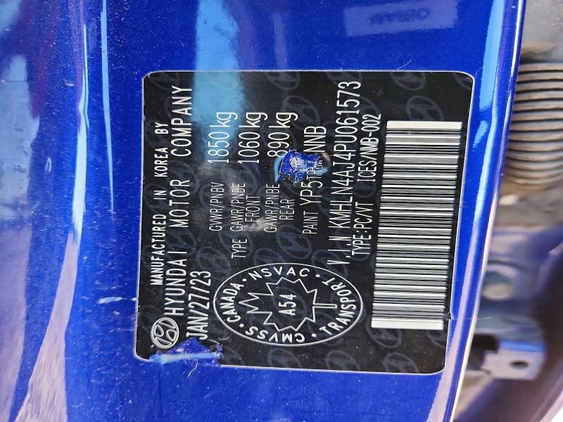 Aukcja sprzedaży 2023 Hyundai Elantra, vin: KMHLN4AJ4PU061573, numer aukcji: 54505966