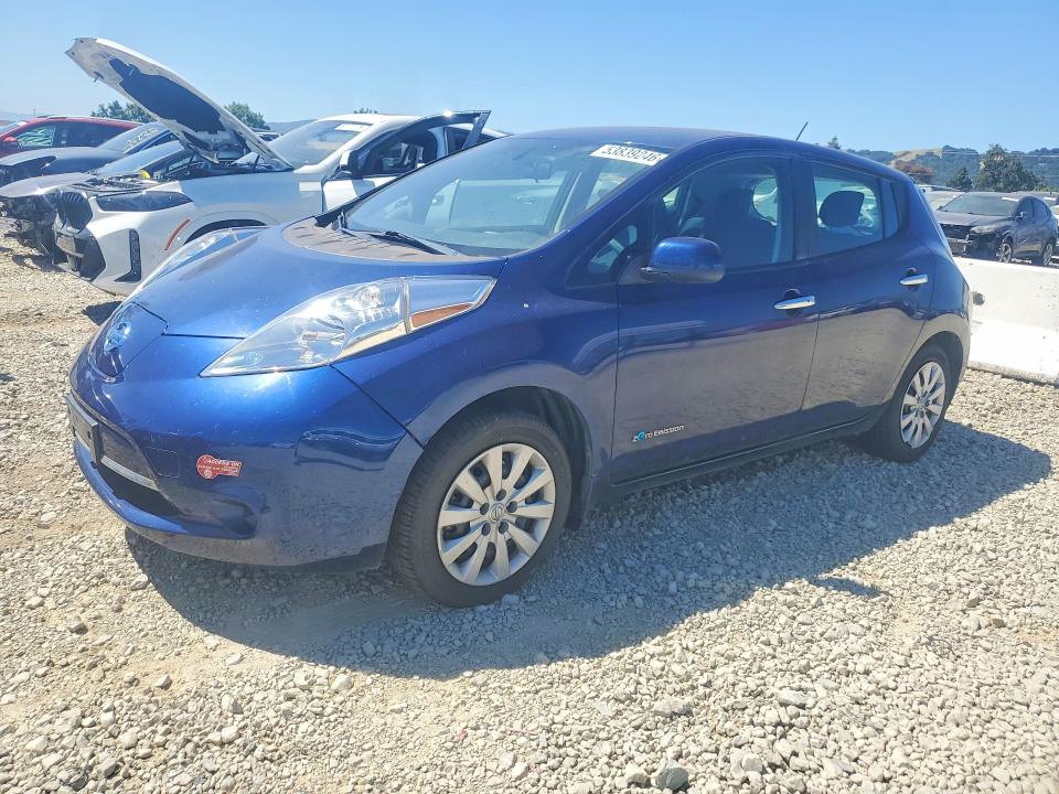 2017 Nissan Leaf მანქანა იყიდება აუქციონზე, vin: 1N4BZ0CPXHC308476, აუქციონის ნომერი: 53839246