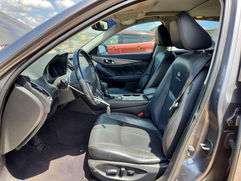 53876986 :رقم المزاد ، JN1BV7AP7EM691805 vin ، 2014 Infiniti Q50 مزاد بيع