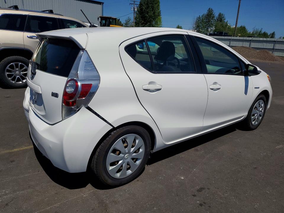 54328886 :رقم المزاد ، JTDKDTB3XC1503975 vin ، 2012 Toyota Prius C مزاد بيع