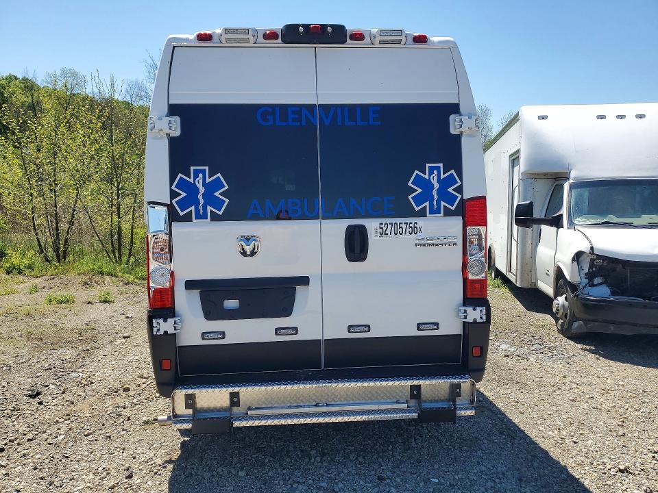 2024 Ram Promaster 2500 მანქანა იყიდება აუქციონზე, vin: 3C6LRVDG3RE141373, აუქციონის ნომერი: 52705756