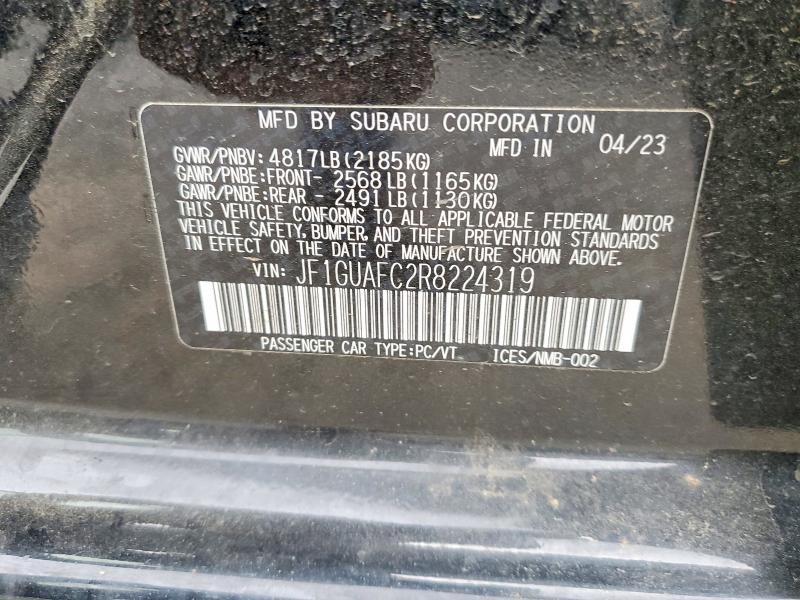 Продажа на аукционе авто 2024 Subaru Impreza, vin: JF1GUAFC2R8224319, номер лота: 52235706