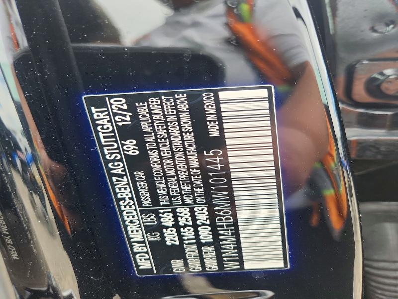 Продаж на аукціоні авто 2021 Mercedes-benz Glb, vin: W1N4M4HB6MW101445, номер лоту: 51909386