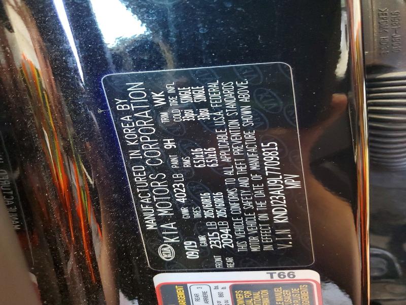 54978016 :رقم المزاد ، KNDJ23AU9L7709815 vin ، 2020 Kia Soul مزاد بيع