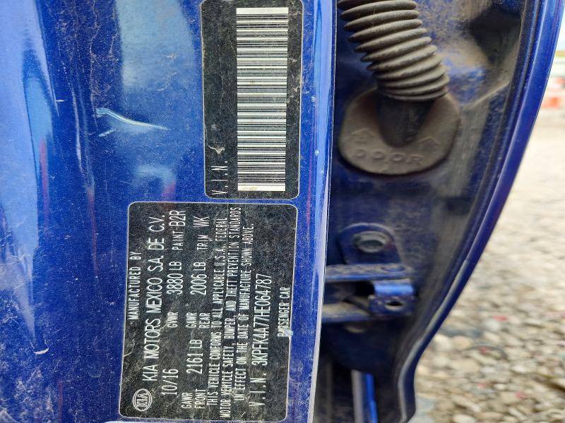 53025956 :رقم المزاد ، 3KPFK4A77HE064787 vin ، 2017 Kia Forte مزاد بيع