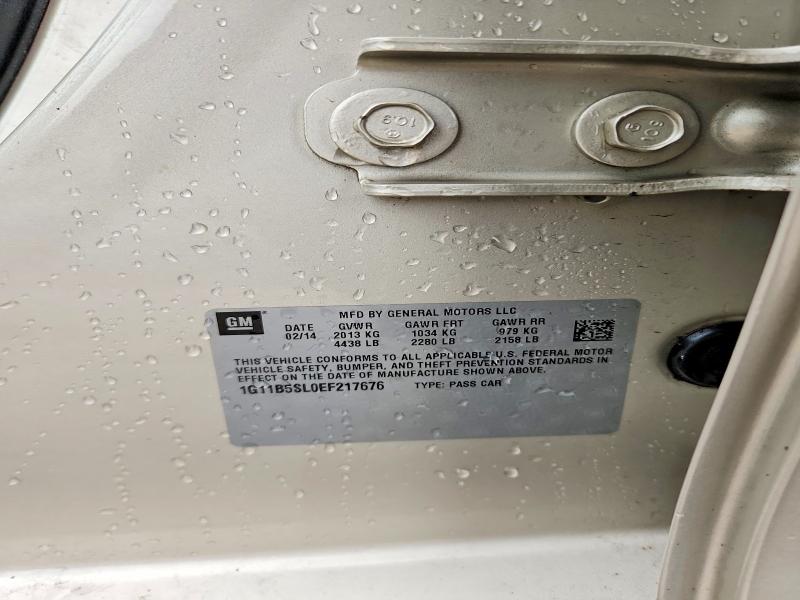 Продажа на аукционе авто 2014 Chevrolet Malibu, vin: 1G11B5SL0EF217676, номер лота: 54330596