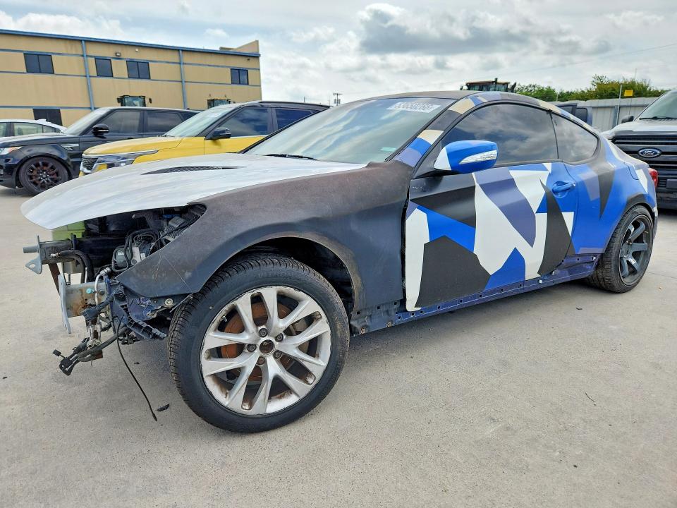 2015 Hyundai Genesis Coupe მანქანა იყიდება აუქციონზე, vin: KMHHU6KJ8FU122215, აუქციონის ნომერი: 53650266