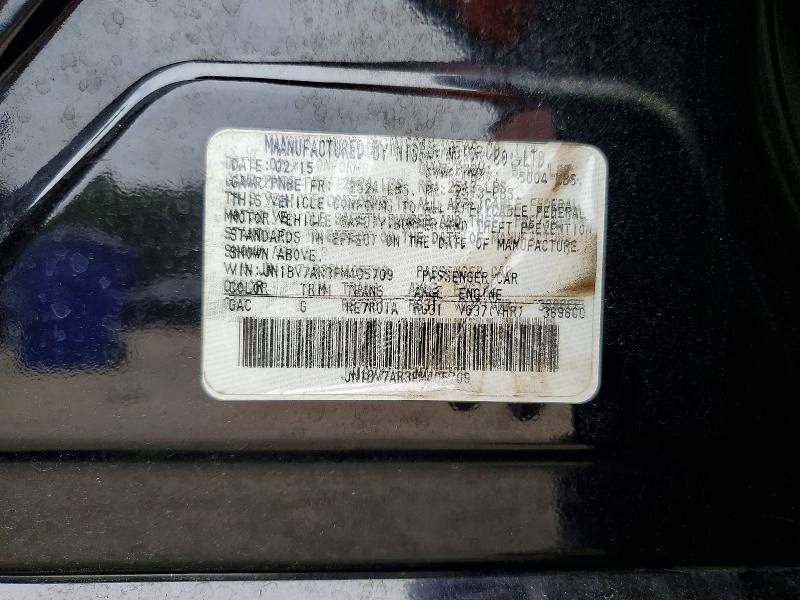 52948886 :رقم المزاد ، JN1BV7AR3FM405709 vin ، 2015 Infiniti Q50 مزاد بيع
