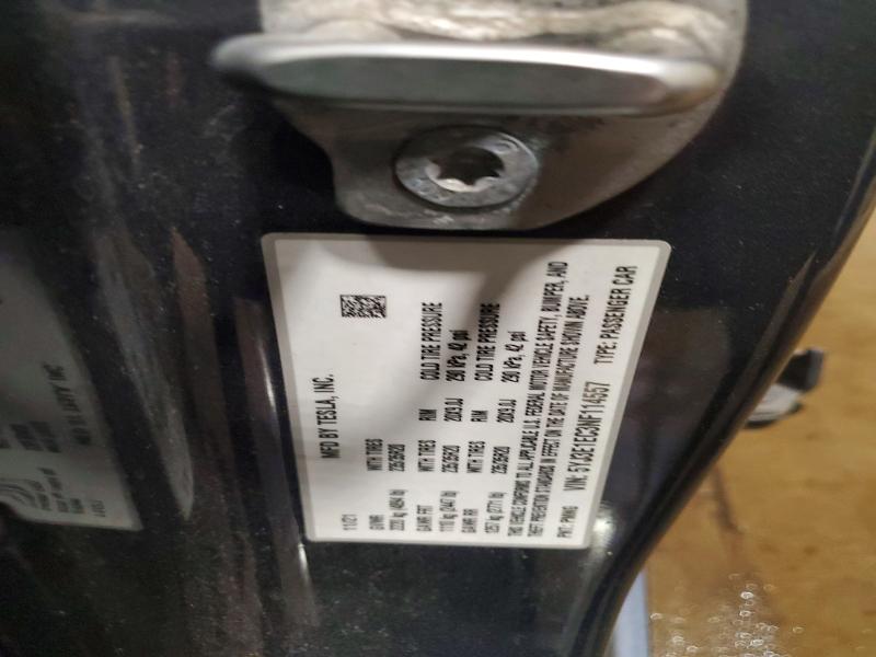 Auction sale of the 2022 Tesla Model 3, vin: 5YJ3E1EC3NF114557, lot number: 54334566