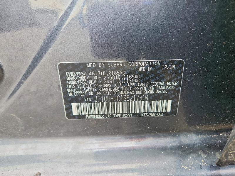 Продажа на аукционе авто 2025 Subaru Impreza, vin: JF1GUHJC1S8217304, номер лота: 52502576
