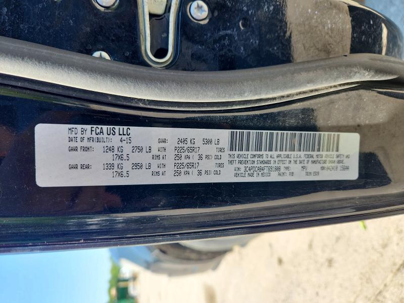 2015 Dodge Journey მანქანა იყიდება აუქციონზე, vin: 3C4PDCAB4FT691808, აუქციონის ნომერი: 54069716