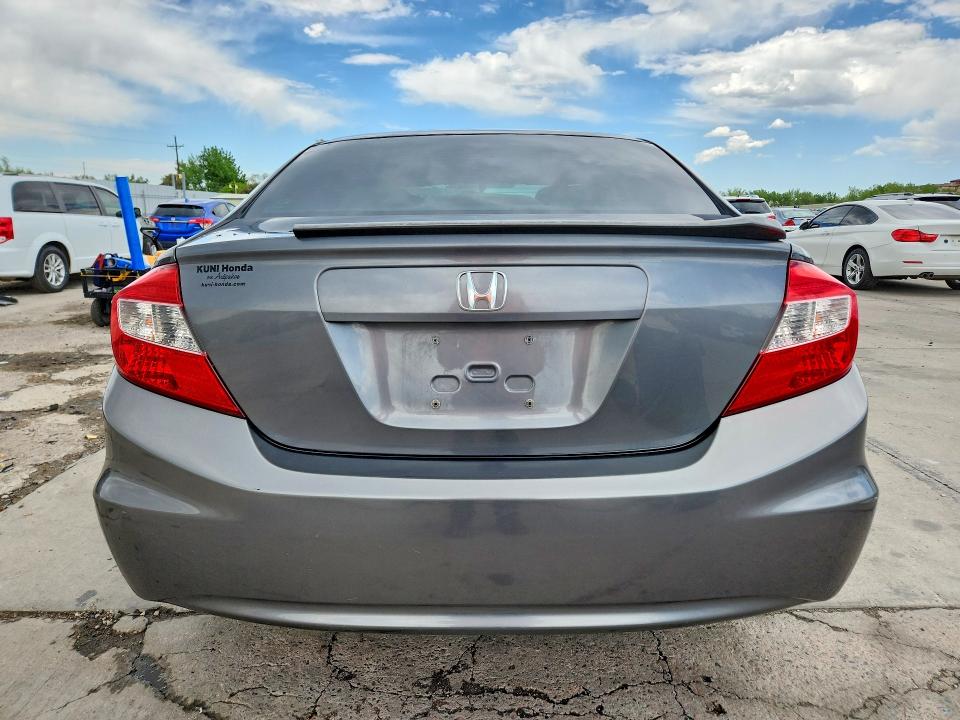 53606776 :رقم المزاد ، 2HGFB2F85CH302723 vin ، 2012 Honda Civic مزاد بيع