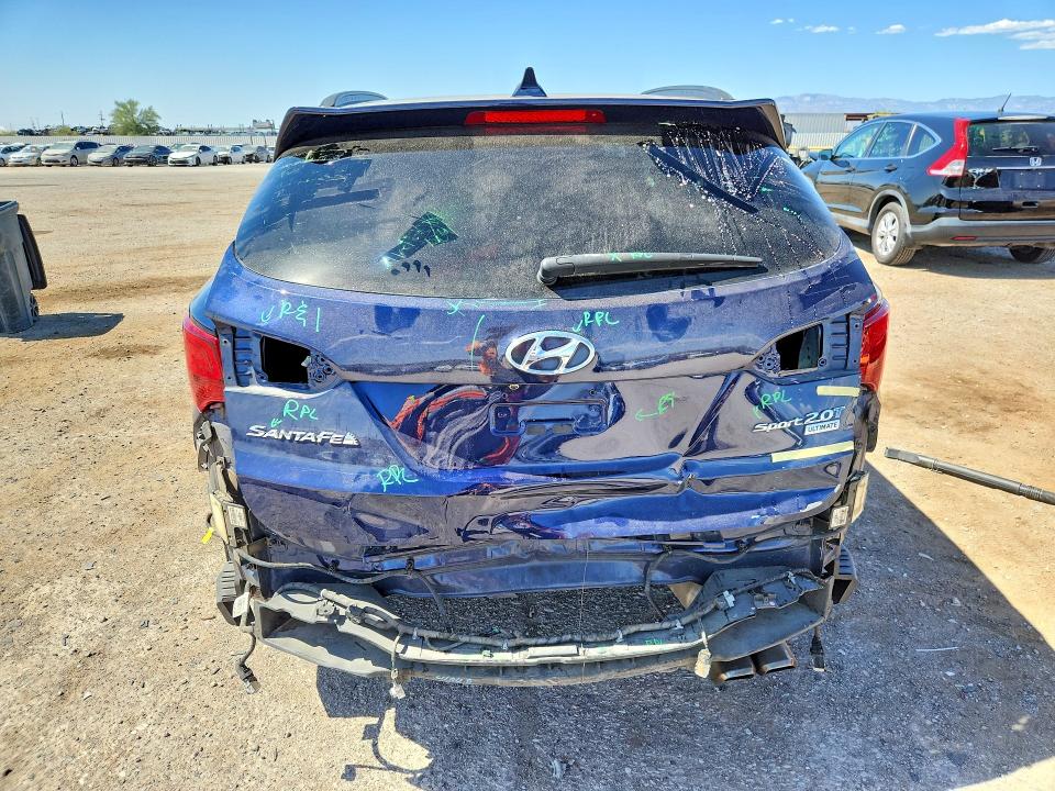 54320196 :رقم المزاد ، 5XYZW4LAXJG515679 vin ، 2018 Hyundai Santa Fe Sport مزاد بيع