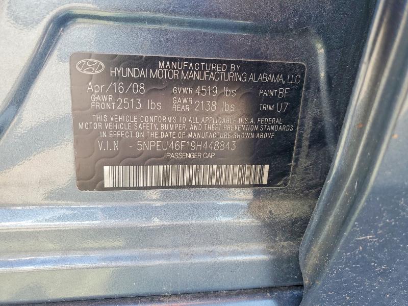 Aukcja sprzedaży 2009 Hyundai Sonata, vin: 5NPEU46F19H448843, numer aukcji: 53662906