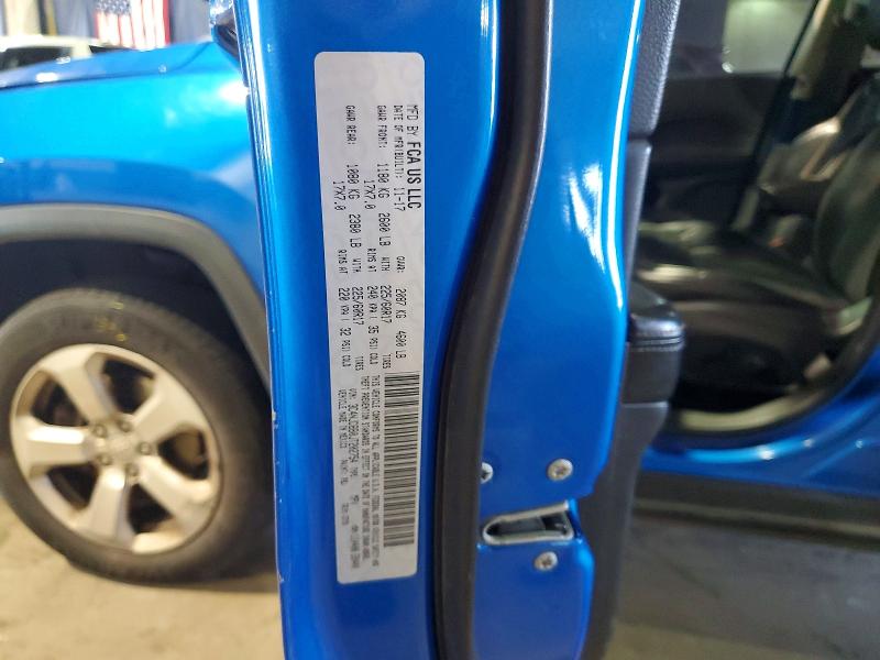 52780006 :رقم المزاد ، 3C4NJDBB0JT202754 vin ، 2018 Jeep Compass مزاد بيع
