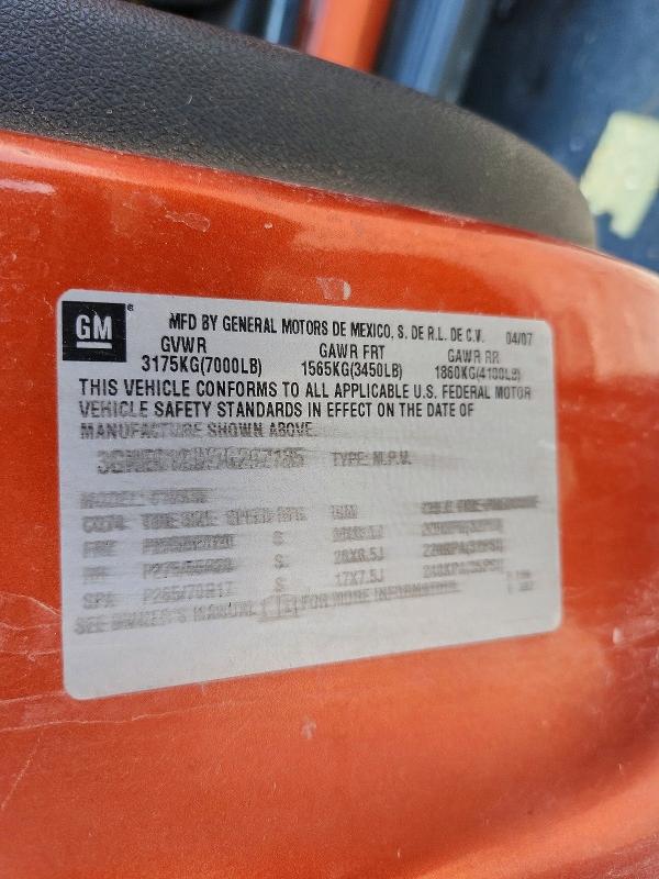 Продаж на аукціоні авто 2007 Chevrolet Avalanche, vin: 3GNEC12JX7G297185, номер лоту: 54791956