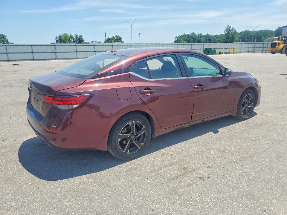 2025 Nissan Sentra მანქანა იყიდება აუქციონზე, vin: 3N1AB8CVXSY261295, აუქციონის ნომერი: 55158196