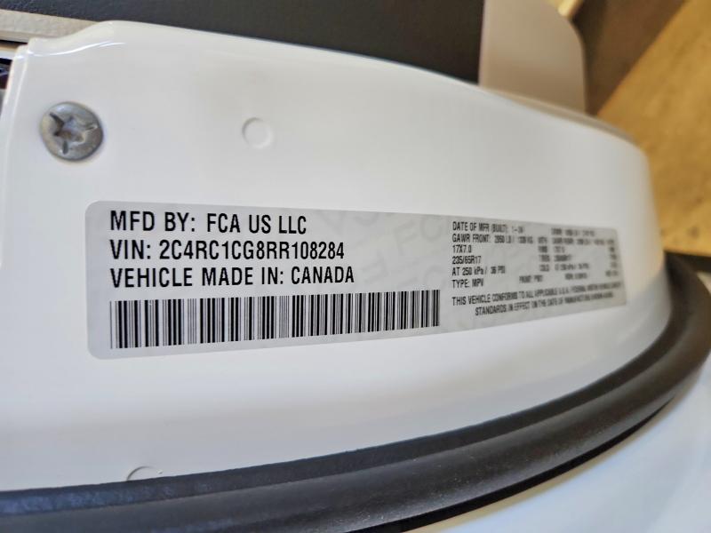 Продажа на аукционе авто 2024 Chrysler Voyager, vin: 2C4RC1CG8RR108284, номер лота: 52599316