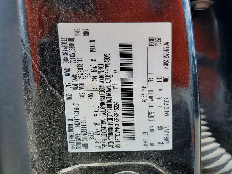 Продаж на аукціоні авто 2015 Ford F150, vin: 1FTEW1CFXFKF15224, номер лоту: 51292176