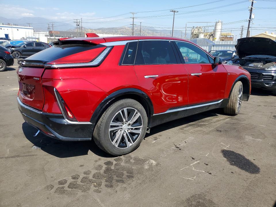 2024 Cadillac Lyriq მანქანა იყიდება აუქციონზე, vin: 1GYKPRRK5RZ111580, აუქციონის ნომერი: 52356786