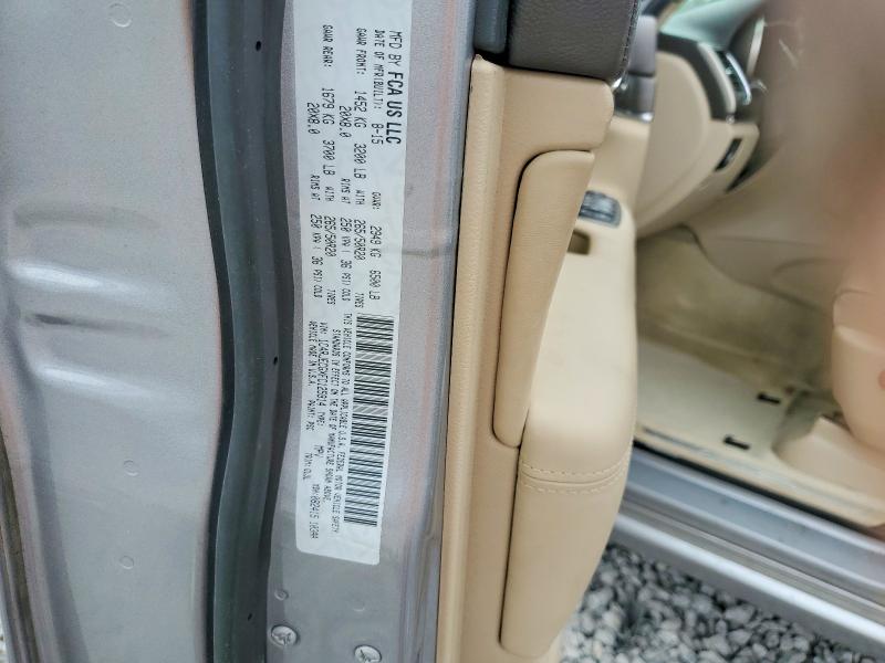 53545036 :رقم المزاد ، 1C4RJECGXFC125914 vin ، 2015 Jeep Grand Cherokee مزاد بيع