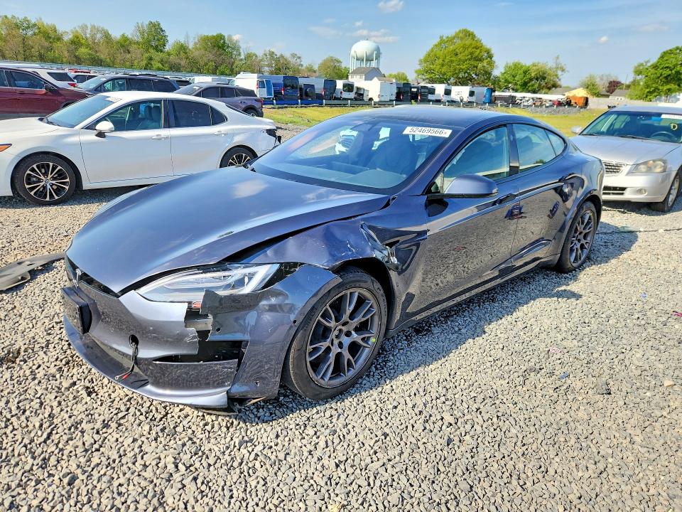 2021 Tesla Model S მანქანა იყიდება აუქციონზე, vin: 5YJSA1E55MF442103, აუქციონის ნომერი: 52469566