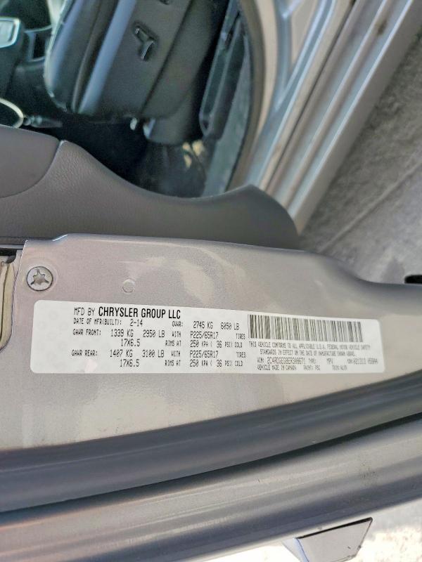 Продаж на аукціоні авто 2014 Dodge Grand Caravan, vin: 2C4RDGEG8ER308671, номер лоту: 54611646