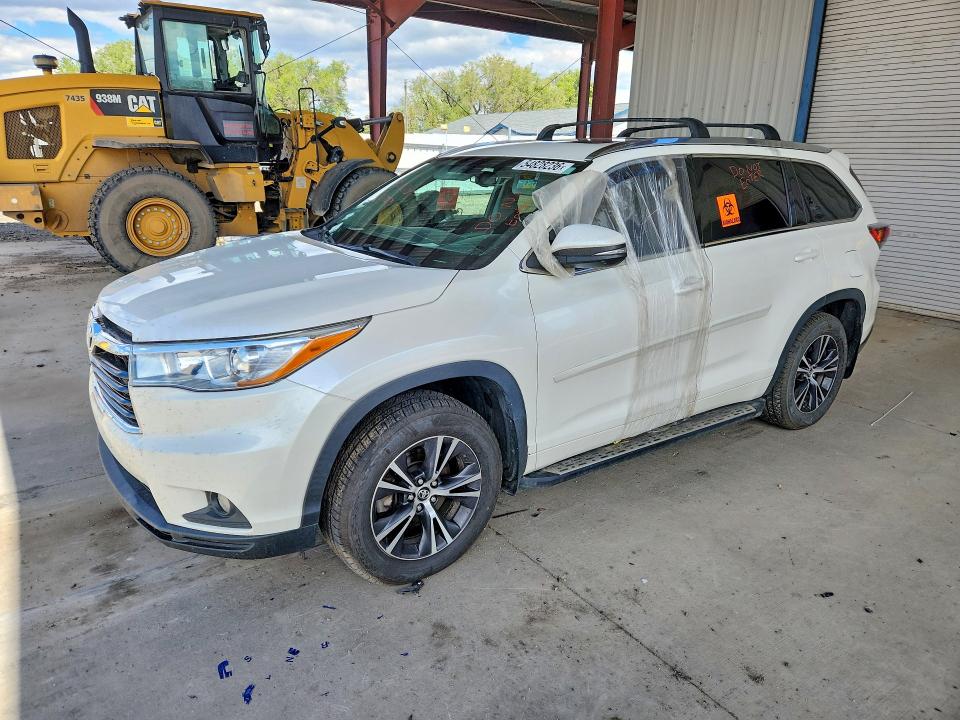 Aukcja sprzedaży 2016 Toyota Highlander, vin: 5TDJKRFH8GS309531, numer aukcji: 54828236