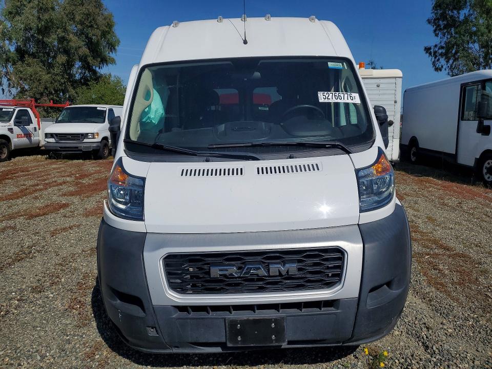 52766776 :رقم المزاد ، 3C6TRVDG3LE133619 vin ، 2020 Ram Promaster 2500 مزاد بيع