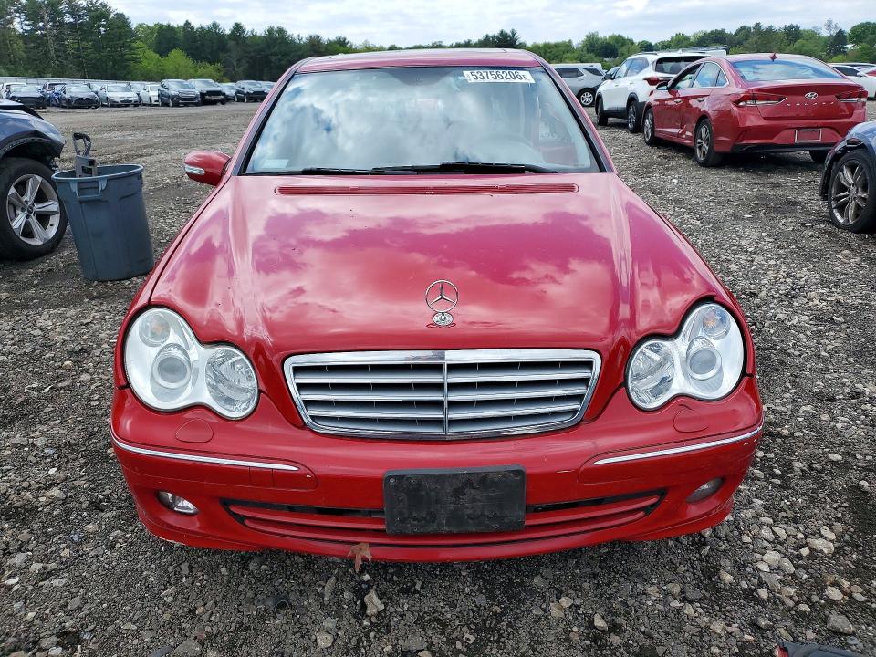 53756206 :رقم المزاد ، WDBRF56HX6F740496 vin ، 2006 Mercedes-benz C مزاد بيع
