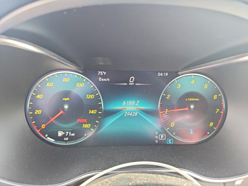 2021 Mercedes-benz C მანქანა იყიდება აუქციონზე, vin: W1KWJ8DB1MG075830, აუქციონის ნომერი: 54495906