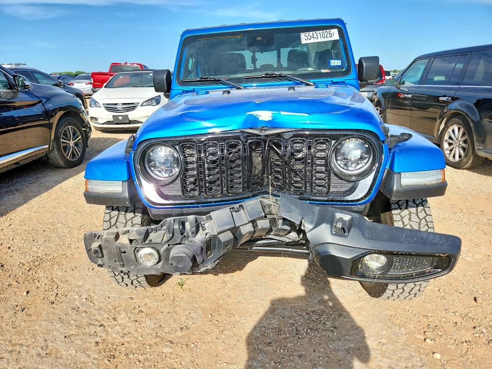 55431026 :رقم المزاد ، 1C6HJTAG4RL111957 vin ، 2024 Jeep Gladiator مزاد بيع