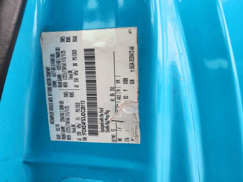 2018 Ford E450 მანქანა იყიდება აუქციონზე, vin: 1FDXE4FS3JDC28113, აუქციონის ნომერი: 54415676