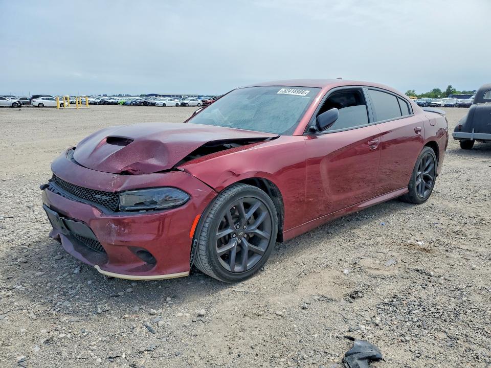 52418986 :رقم المزاد ، 2C3CDXHG5NH221256 vin ، 2022 Dodge Charger مزاد بيع