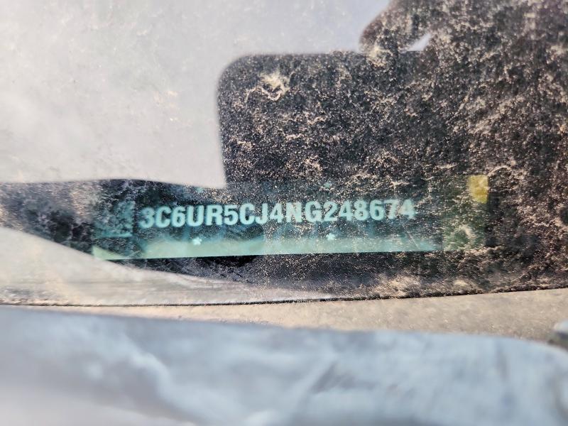 54819296 :رقم المزاد ، 3C6UR5CJ4NG248674 vin ، 2022 Ram 2500 مزاد بيع