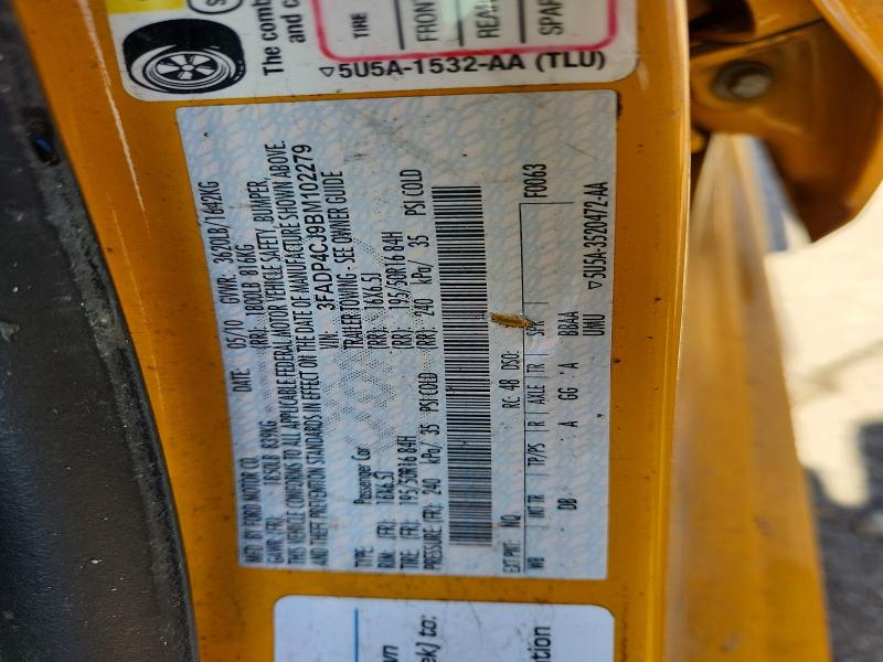 Aukcja sprzedaży 2011 Ford Fiesta, vin: 3FADP4CJ9BM102279, numer aukcji: 52508866